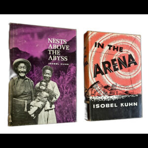 Nests Above The Abyss 1964 & In the Arena 1958 Isobel Kuhn Moody Press HCDJs